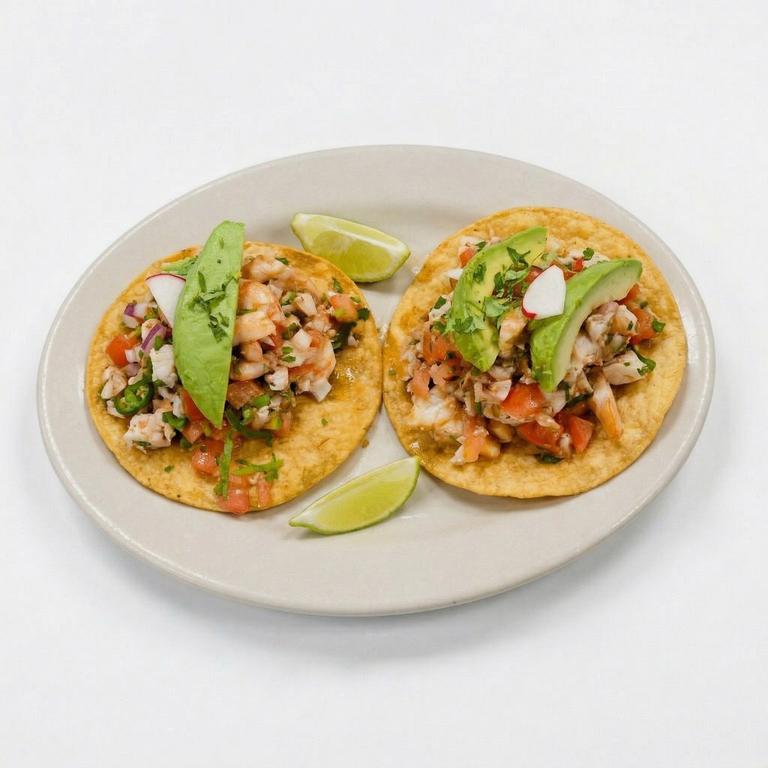 Savor our tostadas