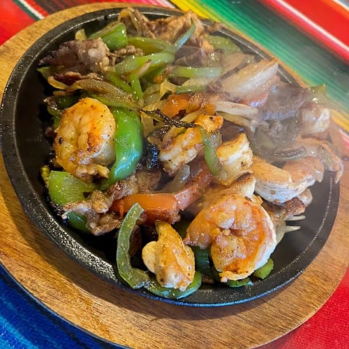Fajitas De Camarones.