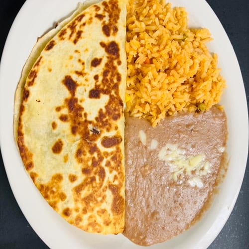 Chicken Quesadilla Dinner.