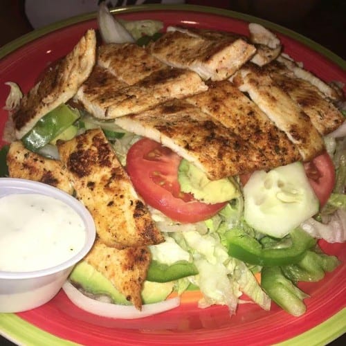 Grilled Chicken Salad.